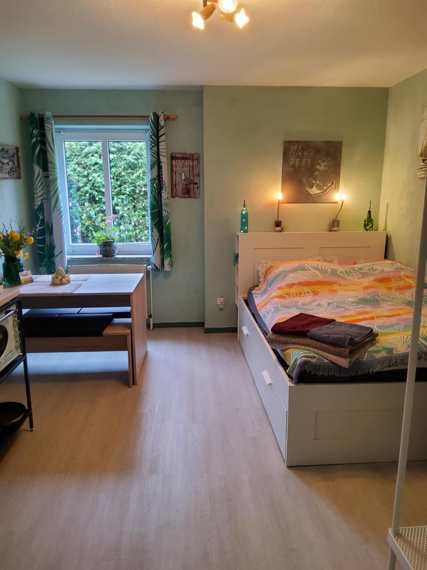 Studio-Apartment Mit Kleinem Gartenanteil Burg auf Fehmarn Luaran gambar